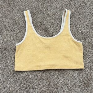 H&M baby yellow Basic Top NEVER WORN